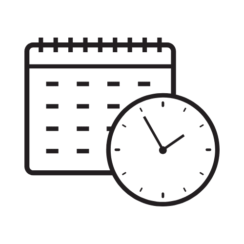 Calendar and Clock Icon